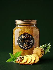 Geleia Gourmet de Abacaxi com Hortelã