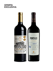 Kit Vinho Olimpo + Vinho Portillo Merlot