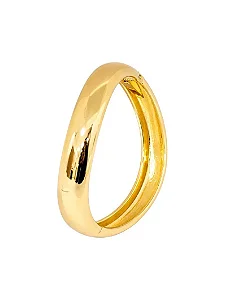 Bracelete Folheado a Ouro 18k Ondulado