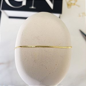 Pulseira Fita P Banhada Ouro