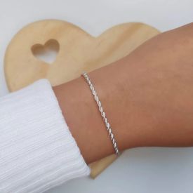Pulseira Modelo Baiana Banhada Prata