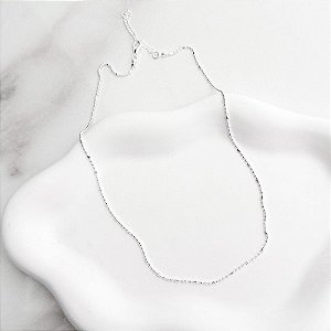 Choker Liss Banhada Prata