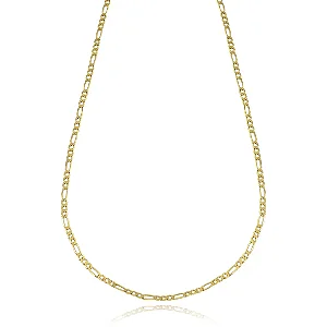 Corrente Masculina 3x1 2,5mm Banhada a Ouro 18K