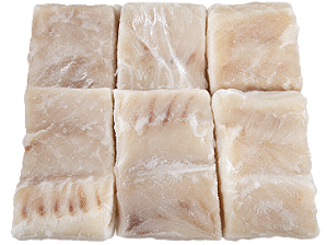 BACALHAU LOMBO SEM PELE CONG.- kg 228,80 -cx-10kg