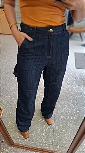 Calça Wide Leg Jeans Silvana