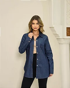 Camisão Jeans Escuro Valéria