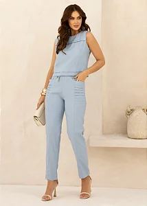 Conjunto Camila Azul Bebê
