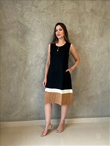 Vestido Viscolycra Alice Preto