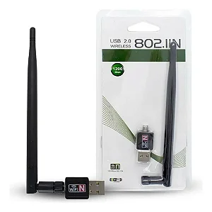 Adaptador Wireless Usb 2.4Ghz (Com Antena)