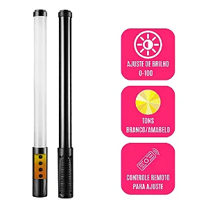 Bastao De Led Luz Branca (Quente E Fria) Lehmox Ley-2108