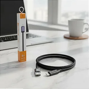 Cabo Iphone/Usb Peining - 6A Metal Reforcado 1M Pei S14-2