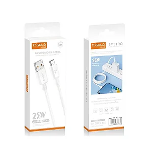 Cabo Usb V8 25W Agold 1M Cb129-1