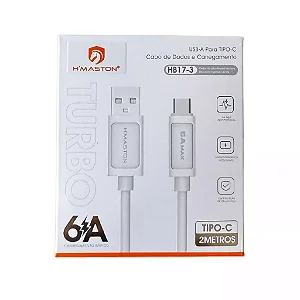 Cabo Tipo C Usb-A Hmaston Turbo 6A 2M Hb17-3