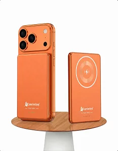 Carregador Portatil 5.000Mah Peining Sem Fio 15W Design Fino Wup-1004C