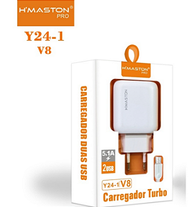 Carregador V8 5.1A Hmaston 02 Usb Y24-1