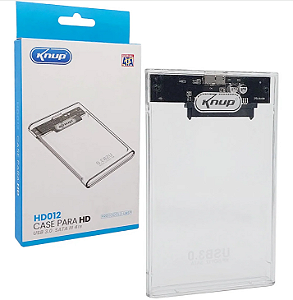 Case Para Hd Sata 2.5 Usb 3.0 Knup Kp-Hd012 (Transparente)
