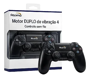 Controle Play 4 (Ps4) Sem Fio - Atomo Wx-Ps4