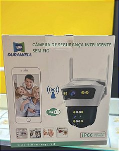 Camera Inteligente Smart Wifi Lente Tripla /Jortan 5 - Durawell