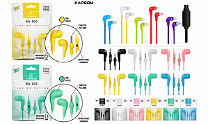 Fone Com Fio E Microfone Kapbom Ka-833