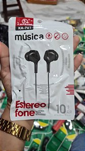 Fone De Ouvido Com Fio Kapbom Ka-761 (Saquinho)