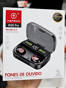 Fone Sem Fio Bluetooth Tws Kapbom M20 Pro