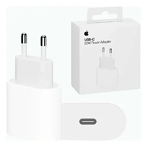 Fonte Iphone (Tipo C) Usb-C Turbo 20W Original Americano