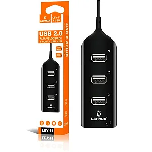 Hub Usb 2.0 Lehmox 04 Portas Usb Ley-11