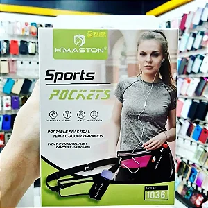 Pochete Esportiva Com Suporte Para Garrafa - Hmaston Rb-1036