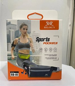 Pochete Esportiva Fina Com Saida Fone De Ouvido - Relogs Rb-05
