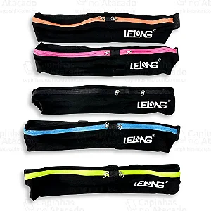 Pochete Esportiva Slim 02 Bolsos - Lelong Le-6510