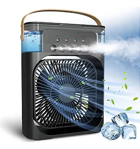 Ventilador Umidificador De Mesa F001 (Pode Colocar Gelo)