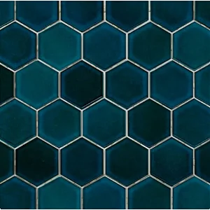 Pastilha Atlas Hexagonal Anguila 5 x 5 caixa 1,09 m²