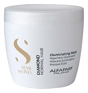 Máscara Alfaparf Semi di Lino Diamond Illuminating 500g para Brilho