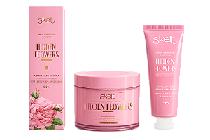 Kit Skelt Hidden Flowers - Body Splash / Creme corpo / Creme mão