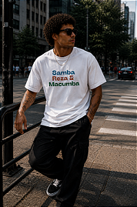 Camiseta Samba Reza e Macumba