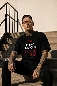 Camiseta Exú no ataque, Eu na defesa Masculina