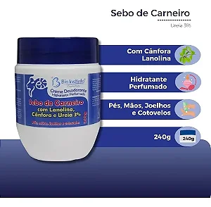 Sebo de Carneiro Bio Instinto 240g Hidratante