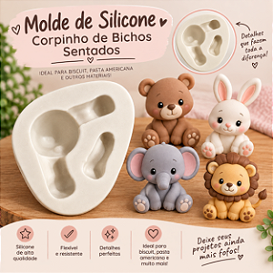 Molde de Silicone Corpo de Bicho 011
