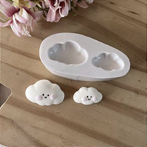 Molde de Silicone duas Nuvens 028