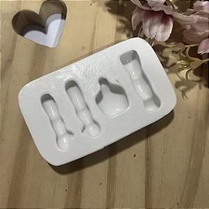 Molde de Silicone Corpos e Braços de Bonecas M 033