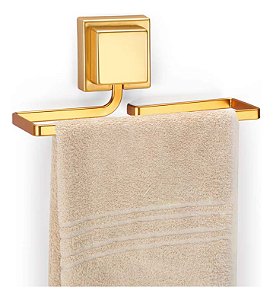 Porta Toalha De Rosto Com Dupla Face 3m Arthi Dourado