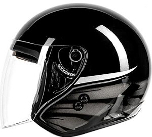 Capacete Allegro Soul Preto Grafite ~ Bieffe  56