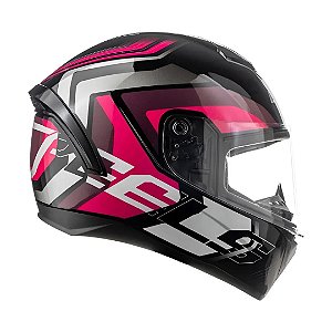 Capacete Spike II GTX ~ Peels PRETO/PINK  60