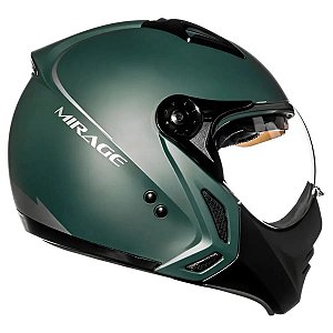 Capacete Mirage Classic ~ Peels VERDE MILITAR/GRA FOSCO  60