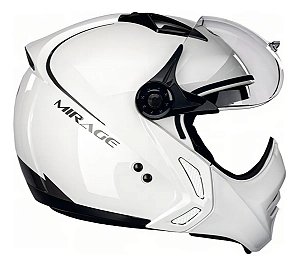Capacete Mirage Classic ~ Peels BRANCO/GRAFITE   60