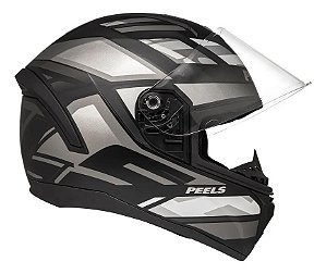 Capacete Spike Ii Mx2 Preto Com Grafite Fosco ~ Peels