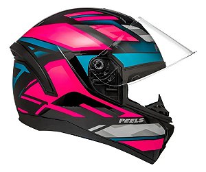 Capacete Spike Ii Mx2 Preto Com Pink Fosco ~ Peels