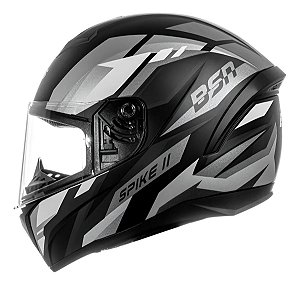 Capacete Spike 2 BSN Preto Grafite Fosco ~ Peels  58
