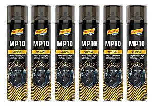Silicone Spray 300ml Preto Mundial Prime Proteção Superfícies Plástico Borracha Neutro quantity 6