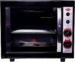 Forno de bancada elétrico Crystal Plus Advanced Black LAYR 46L 1750w Preto